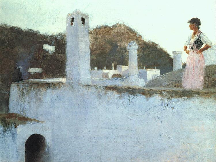 John Singer Sargent View of Capri